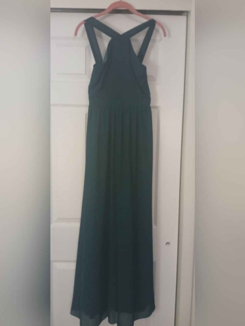 Lulu's Teal Sleeveless Maxi Dress